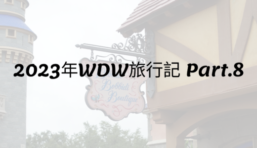 2023年WDW旅行記 Part.8 初めてのビビディ・バビディ・ブティック